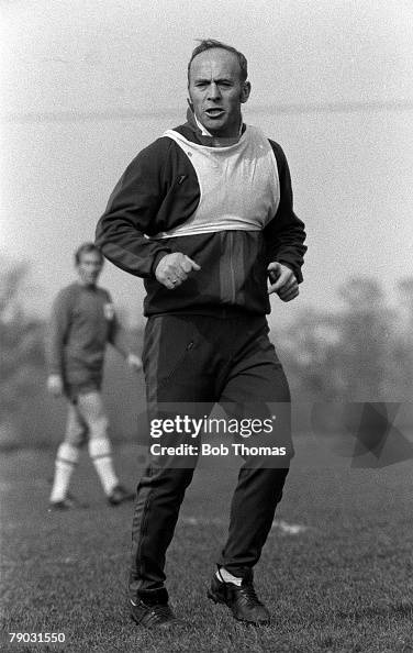 Ron Saunders Football Aston Villa manager Ron Saunders during the team training ...