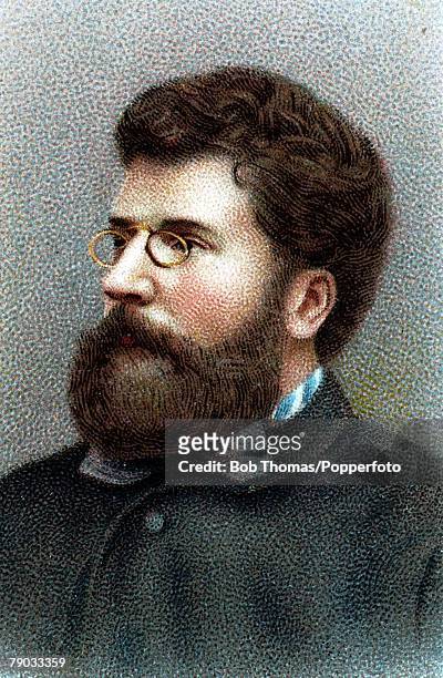 Colour illustration, Music/ Composers, Georges Bizet, French composer,