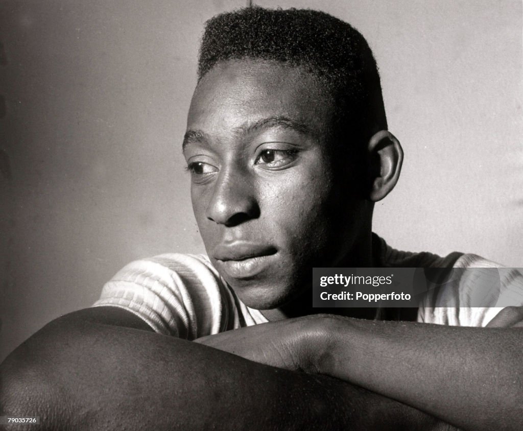 Portrait Of Brazilian Footballer Pele