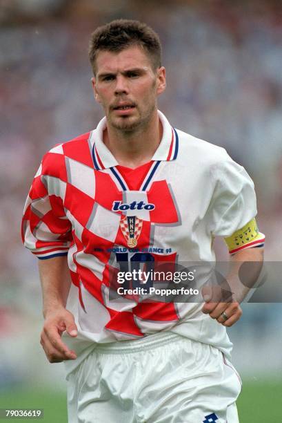 World Cup Finals, Bordeaux, France, 26th June Argentina 1 v Croatia 0, Croatia's Zvonimir Boban