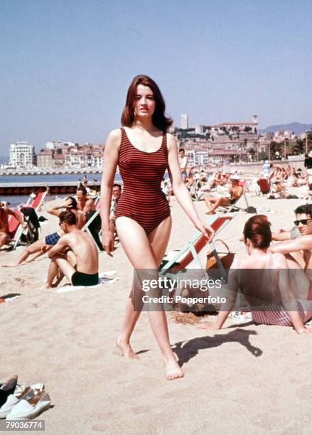 Christine Keeler, key figure in the 1963 scandal involving Conservative Defence Minister John Profumo, which became known as the "Profumo Affair"...