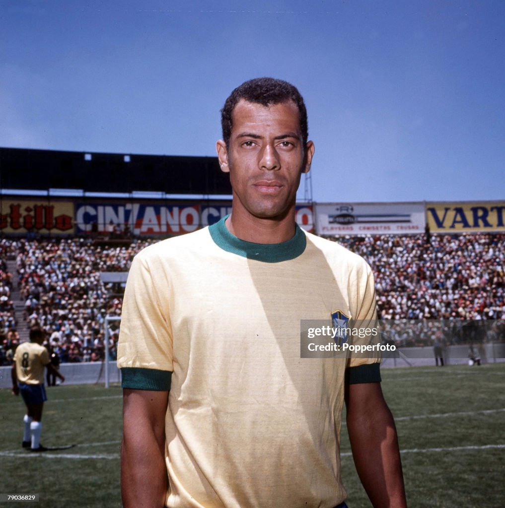Football. Brazil's Carlos Alberto, captain of the victorious 1970 World Cup winning team in Mexico.