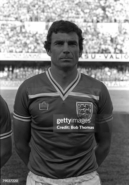 Football, Friendly International, 3rd June 1982, Finland 1 v England 4, England+s Trevor Brooking