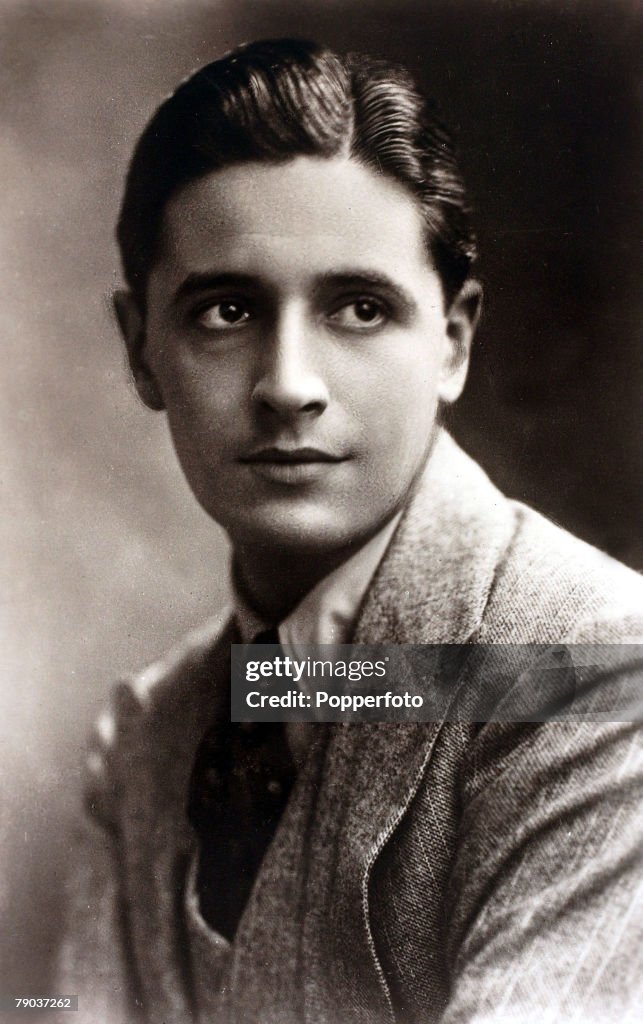 Cinema. Music. Personalities. circa 1930's.British composer Ivor Novello, portrait, born in Wales he was famous as a composer actor and playwright who wrote over 250 songs.