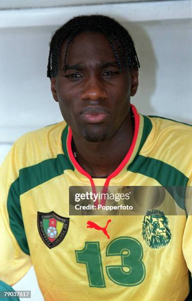 Football, 2002 World Cup Qualifier, African Second Round Group A, Yaounde, 25th February 2001, Cameroon 1 v Zambia 0, Cameroon+s Joseph Desire Job