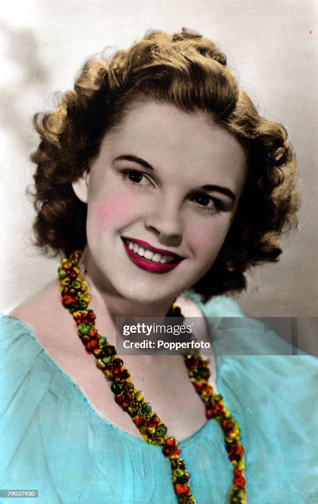 American Actress And Singer Judy Garland