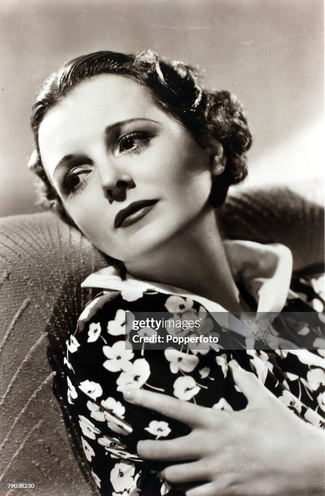 Cinema. Personalities. circa 1930's. American actress Mary Astor, portrait, born of German immigrant parents, she was perhaps best known for the films "The Prisoner of Zenda 1937, "The Great Lie" 1941, and "The Maltese Falcon" 1941.