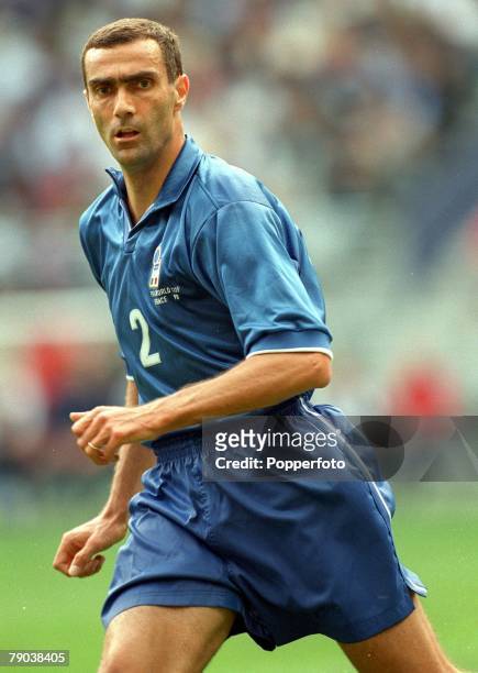 World Cup Finals, Paris, France, Quarter-Final, 3rd July France 0 v Italy 0, , Italy's Giuseppe Bergomi
