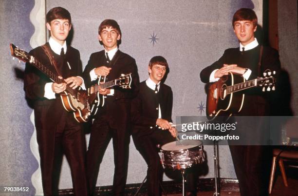 The Beatles, Paul McCartney, George Harrison, Ringo Starr and John Lennon.