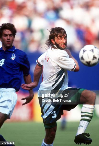 World Cup Semi-Final, New Jersey, USA, 13th July Italy 2 v Bulgaria 1, Bulgaria's Trifon Ivanov gets away from Italy's Alessandro Costacurta