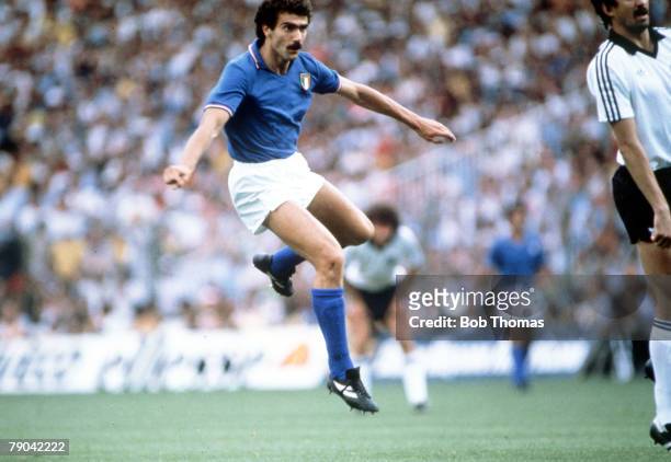 World Cup Final, Madrid, Spain, 11th July Italy 3 v West Germany 1, Italy's Giuseppe Bergomi