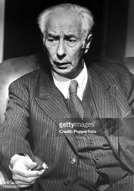 Politics, West Germany, pic: circa 1950, A portrait of Prof,Dr,Theodor Heuss, Federal President of Germany, Chairman of the F,D,P, and Member of the...