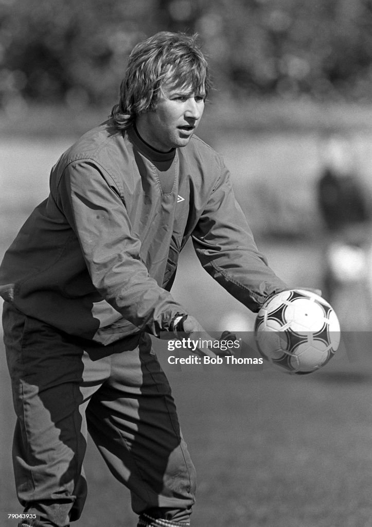 Alan Rough Football, Valencia, Spain, 23rd February 1982, Scotland goalkeeper ...