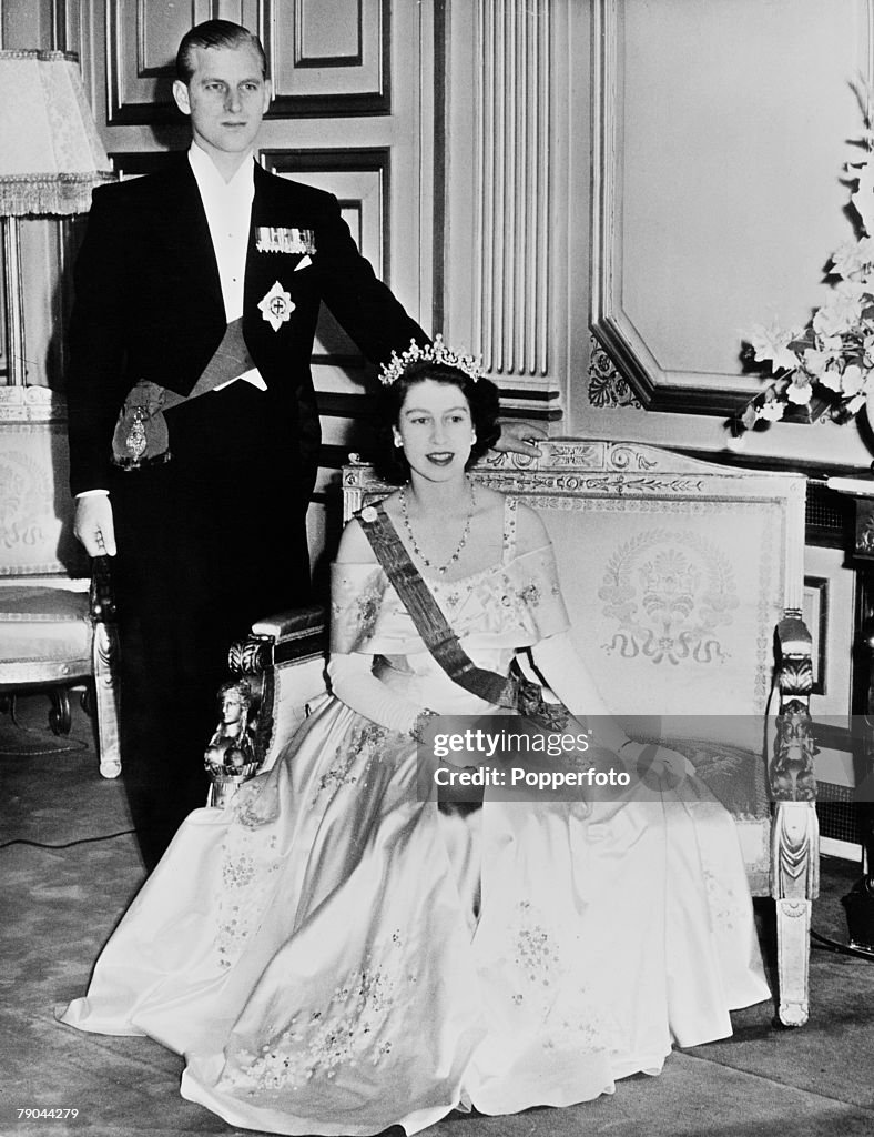 Princess Elizabeth And Prince Philip In Paris