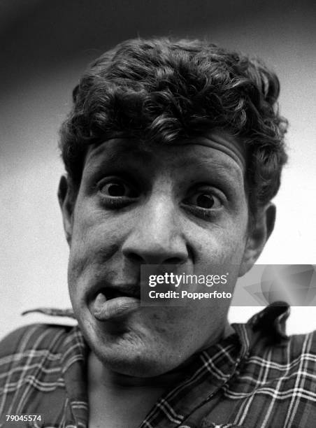 England A portrait of British comedian and actor Jonathan Miller, 19 year old Cambridge medical student who is appearing in the Cambridge Footlights...