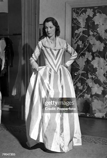 England, A picture of the India born British actress Vivien Leigh wearing a costume for one of her film roles