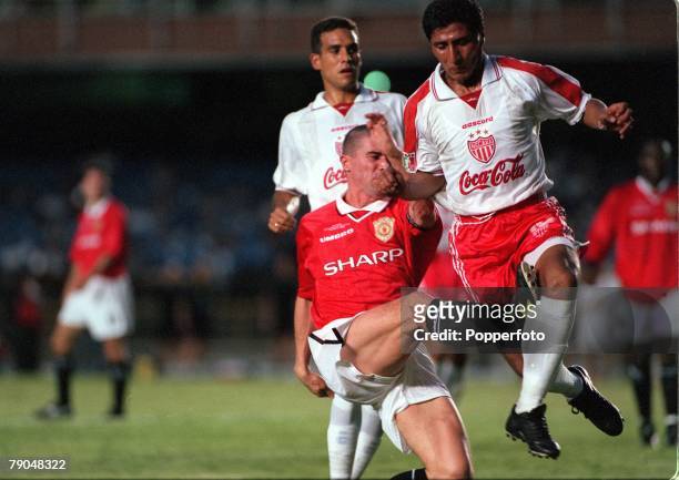 Sport, Football, FIFA Club World Championships, Rio de Janeiro, Brazil, 6th January 2000, Manchester United 1 v Necaxa 1, Manchester United's captain...
