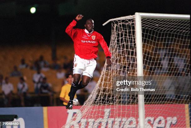 Sport, Football, FIFA Club World Championships, Rio de Janeiro, Brazil, 6th January 2000, Manchester United 1 v Necaxa 1, Manchester United's Dwight...