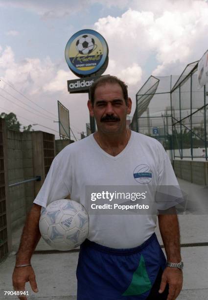Sport, Football Feature, Winners of the 1970 World Cup- Brazil, January 2000, Former Brazil star Rivelino at his soccer school in Sao Paulo, Brazil