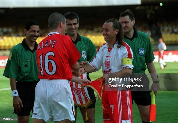 Sport, Football, FIFA Club World Championships, Rio de Janeiro, Brazil, 6th January 2000, Manchester United 1 v Necaxa 1, Manchester United captain...