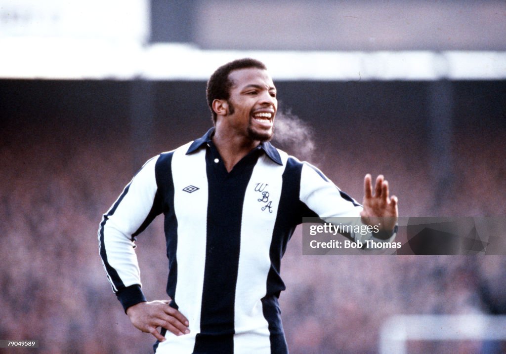 Sport. Football. Circa 1980. Cyrille Regis of West Bromwich Albion.