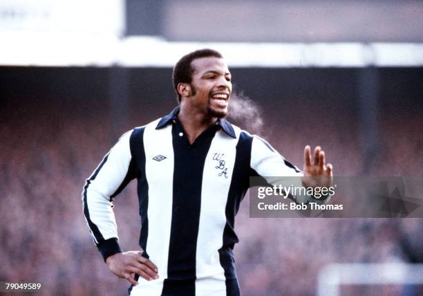 Sport, Football, Circa 1980, Cyrille Regis of West Bromwich Albion