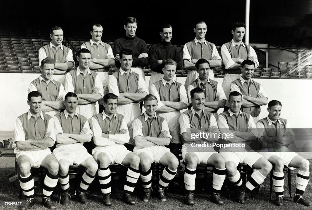 Sport, Football, 7th October 1949, Arsenal F,C, pictured at Highbury