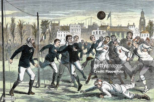 Volume 2, Page 31, Picture 2 Football illustration, England v Scotland at the Oval