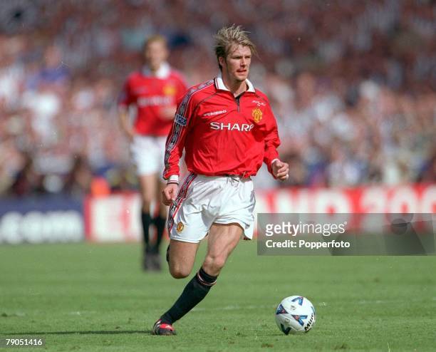 22nd MAY 1999, FA Cup Final Wembley, Manchester United 2 v Newcastle 0, Man Utd's David Beckham