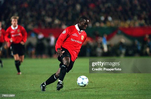 Sport, Football, Tokyo, Japan, 30th, November 1999, Toyota Intercontinental Cup, Manchester United 1 v Palmeiras 0, Dwight Yorke/Manchester United