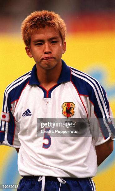 Football, FIFA Confederations Cup, 2nd June 2001, Niigata, Japan, Cameroon 0 v Japan 2, Japan's Junichi Inamoto