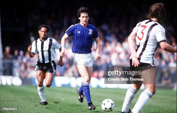 9th April 1983, Division One, Ipswich Town 0 v Notts County 0, George Burley of Ipswich Town in action