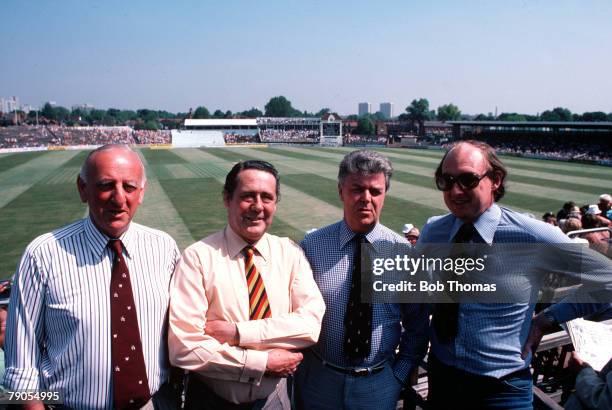 Richard Rae Sport, Cricket, Radio Commentators for the BBC, from l-r, Brian... News ...