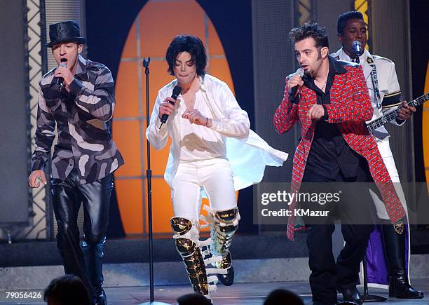 Nsync Mj 45 Michael Jackson 30th Anniversary Celebration Nsync Stock Photos ...