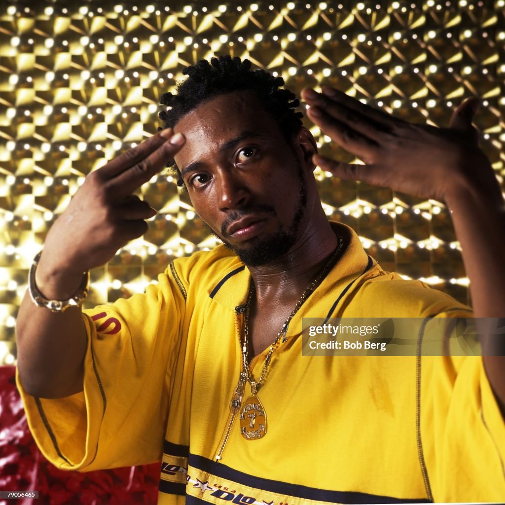 Ondabii Rapper American rap artist ODB of the rap group Wu-Tang Clan poses for a ...