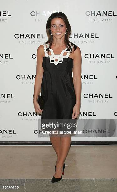 Designer Shoshanna Lonstein Gruss arrives at the "Nuit de Diamants" hosted by Chanel Fine Jewelry at the Plaza Hotel on January 16, 2008 in New York...