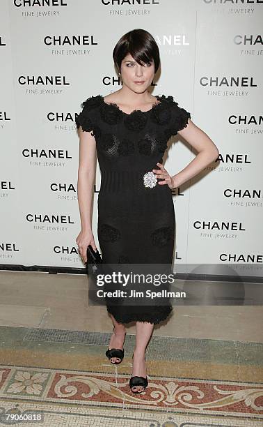 Actress Selma Blair arrives at the "Nuit de Diamants" hosted by Chanel Fine Jewelry at the Plaza Hotel on January 16, 2008 in New York City.