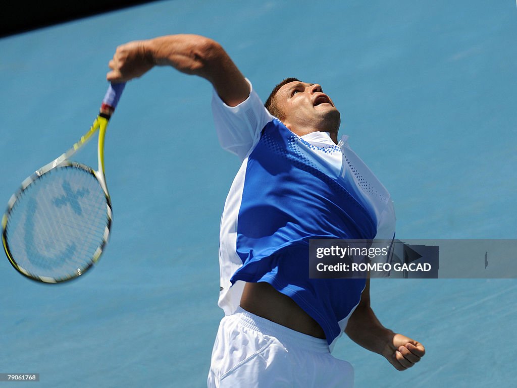 Russian tennis player Mikhail Youzhny ge