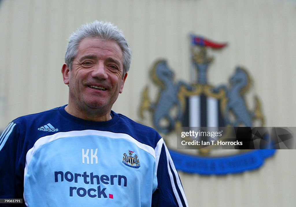 Kevin Keegan Attends Newcastle United Training