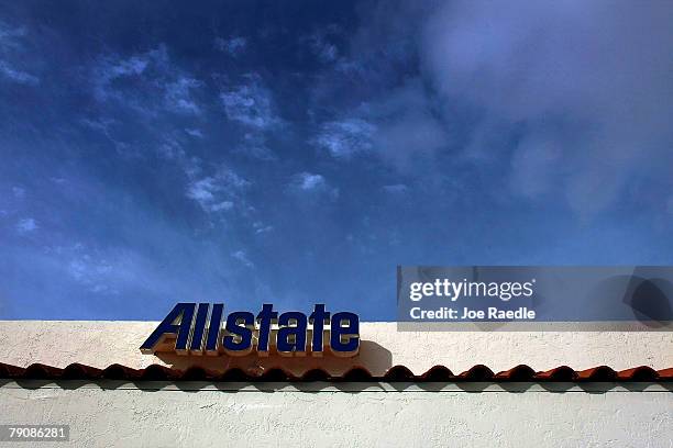 Allstate Sign Esign 339 Allstate Insurance Photos & High Res Pictures - Getty Images