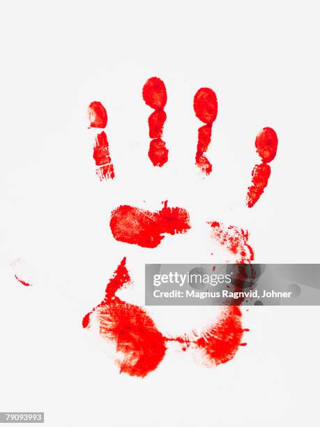 Blodd Hand 119 Blood Hand Print Stock Photos, High-Res Pictures, and Images ...