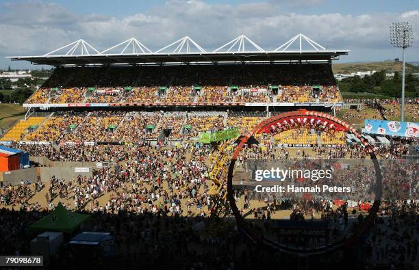 General view of Mt Smart Stadium during the Big Day Out on January 18, 2008 in Auckland, New Zealand.