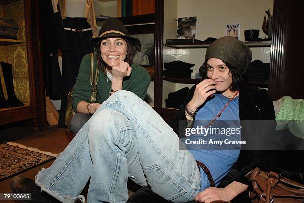 Katherine Moennig attends the Hysteric Glamour Party at the Tracey Ross Boutique on January 17, 2008 in West Hollywood, California.