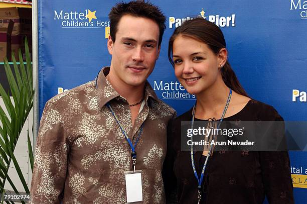 Chris Klein and Katie Holmes