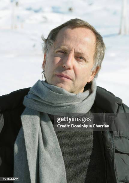 French actor Fabrice Luchini, President of the Jury, attends The L'Alpe D'Huez Film Festival on Juanuary 17 in l'Alpe d'Huez, France.