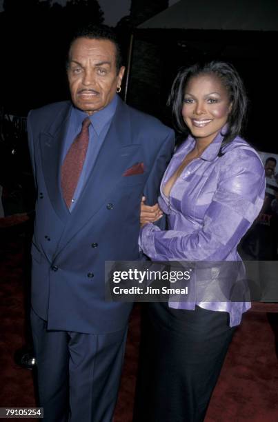 Joe Jackson and Janet Jackson