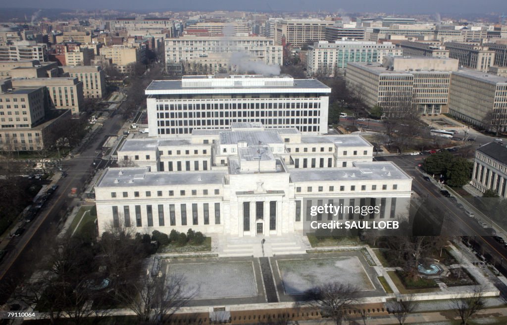 The US Federal Reserve Building is seen