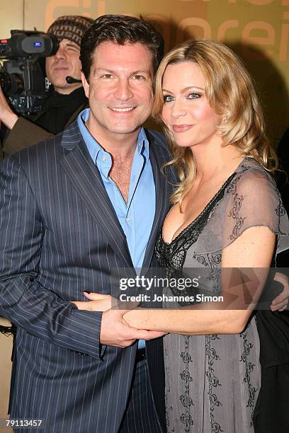 Francis Fulton Smith and Verena Klein attend the Bavarian Film Awards at the Prinzregententheater January 18, 2008 in Munich, Germany.