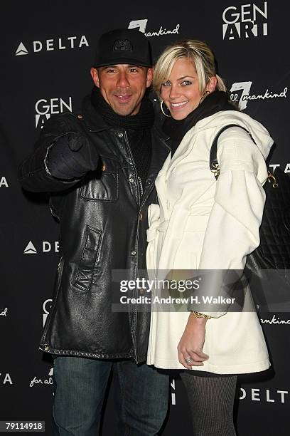 Actor Billy Beck and Cat Stevens attend the 7 For All Mankind & Gen Art's 7 Fresh Faces Sundance Party held at Sky360 Lounge by Delta during the 2008...