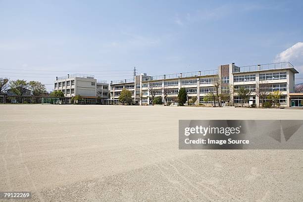 a school - school yard stock pictures, royalty-free photos & images